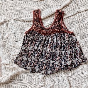 Free People boho tank